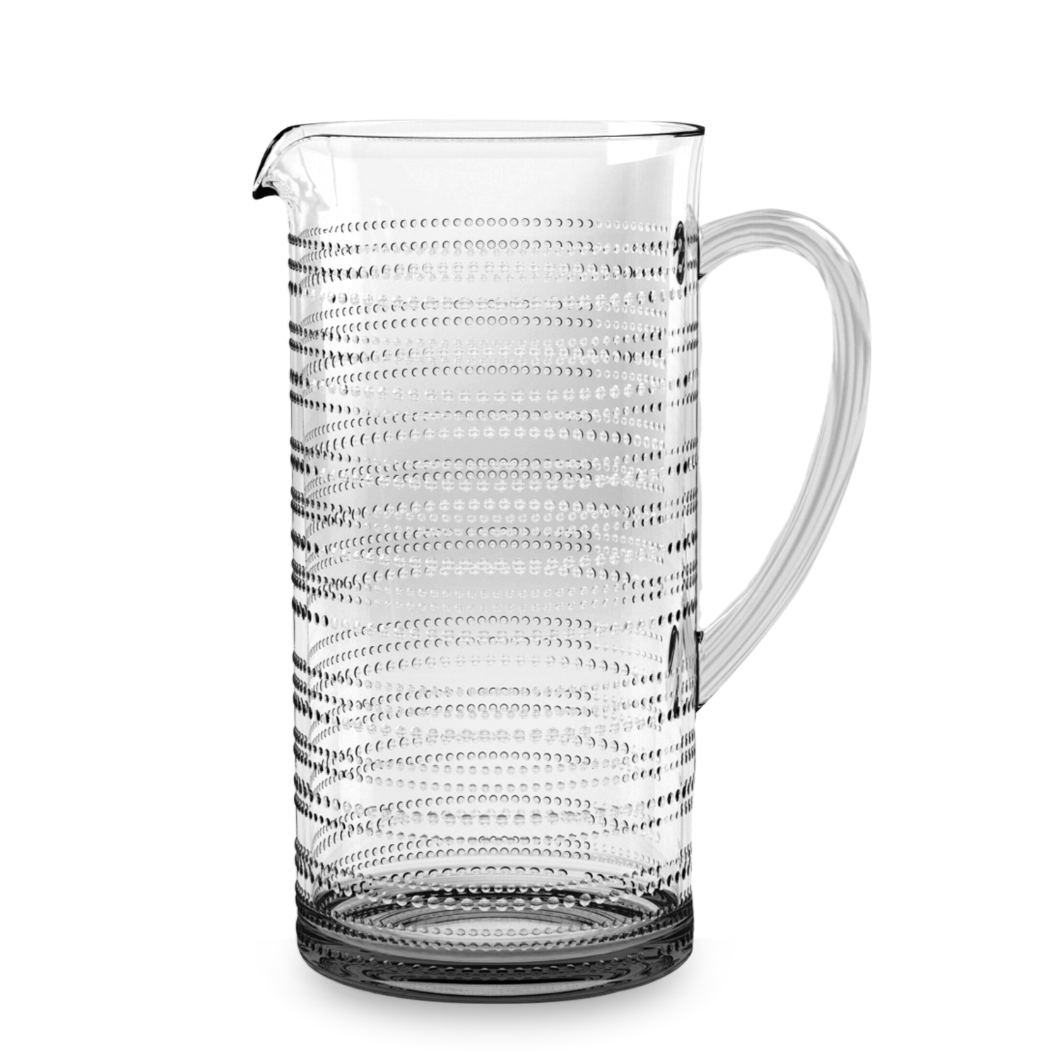 Beaded Pitcher, Clear