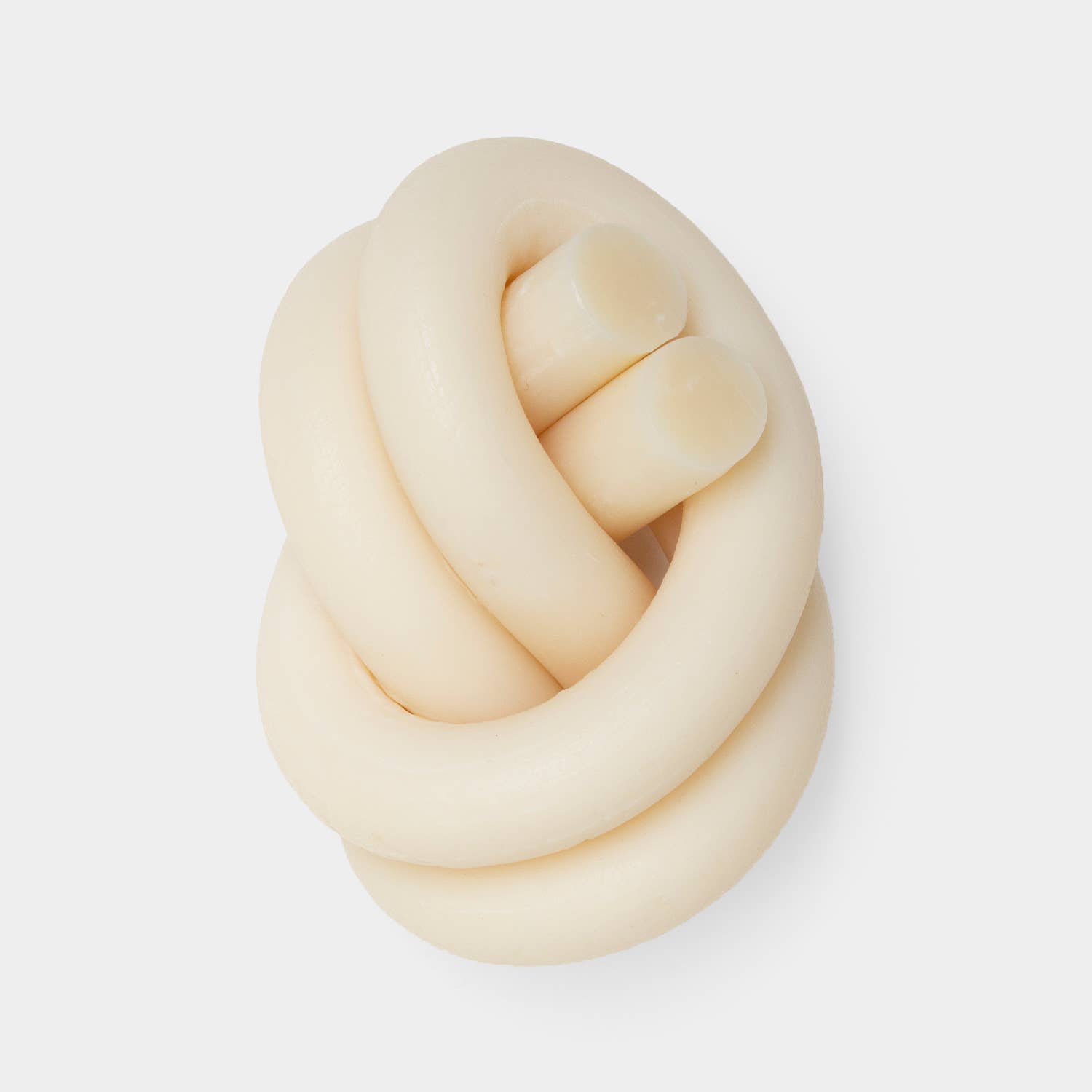 NOEUD Soap - Knot-Shaped - Sandalwood Scent, Soft White