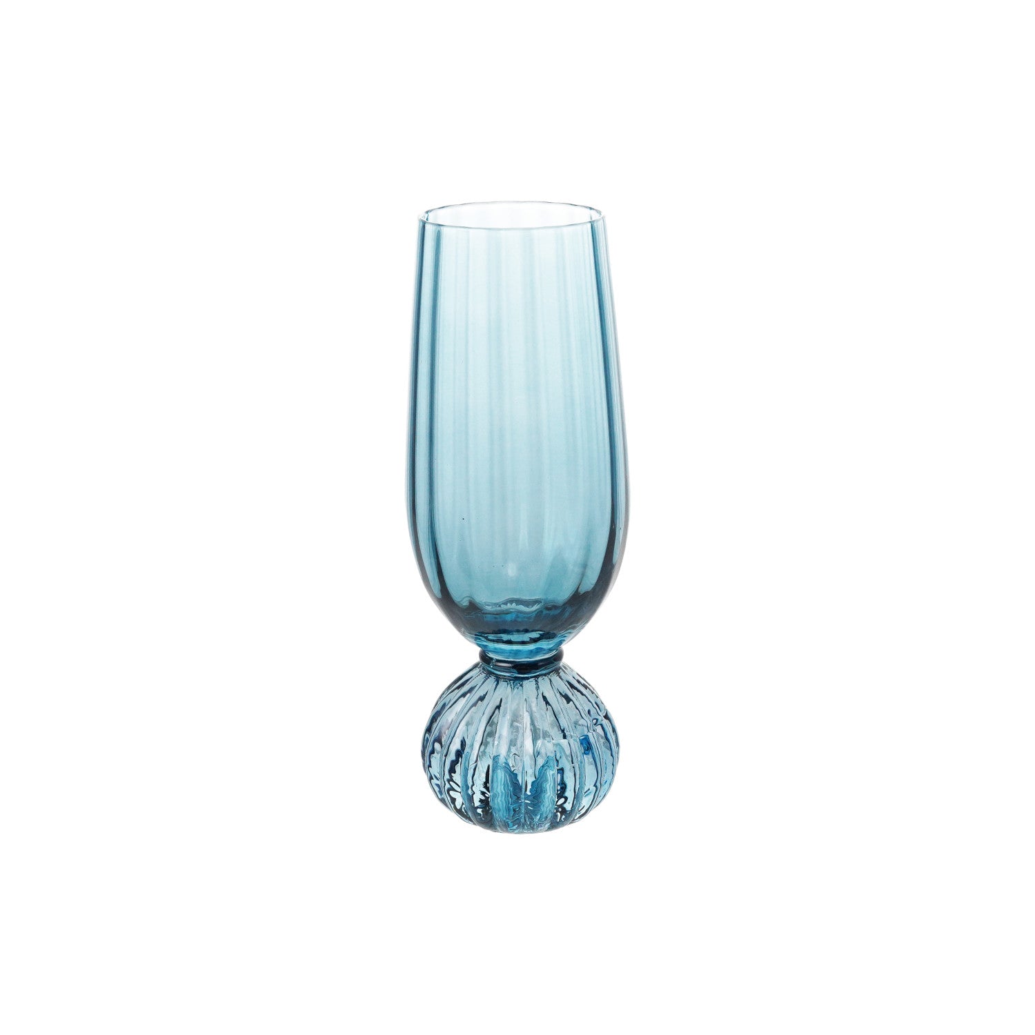 Pleated Wine Glass