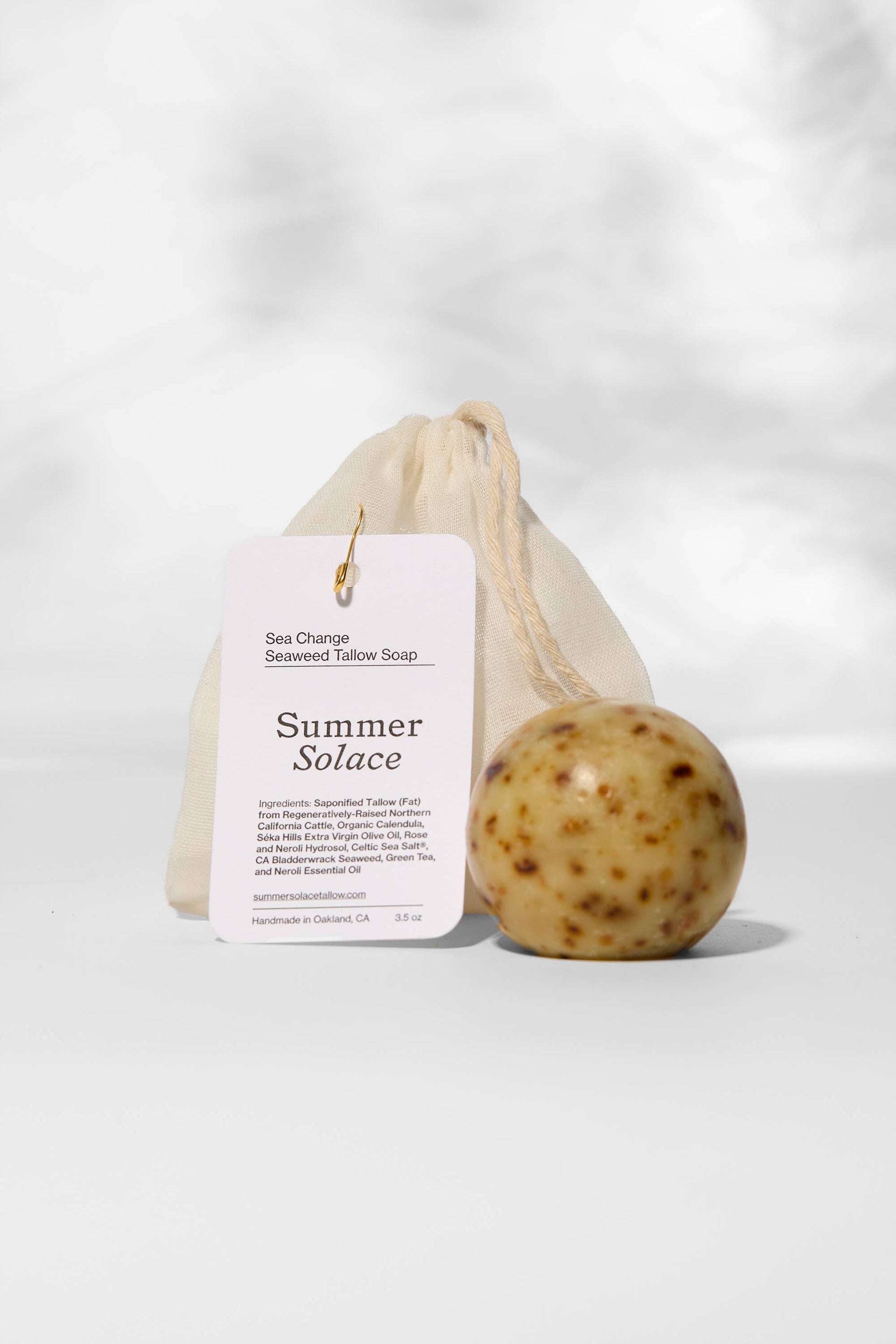 Sea Change Bar Sphere Soap – Neroli & Bladderwrack, 3.5 oz